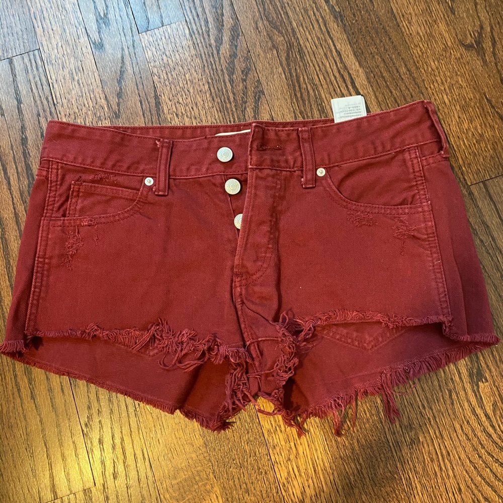 Abercrombie and Fitch low rise shorts